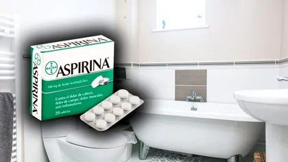 De ce să pui aspirină în cadă şi în chiuvetă. Trucul pe care trebuie să-l afli urgent!