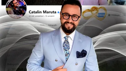 Anunțul făcut de Cătălin Măruță la 15 ani de la nunta cu Andra pe Facebook. Au urmat mii de reacții