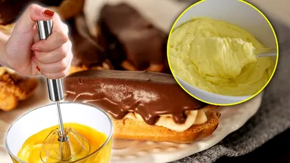 Cea mai bună cremă pentru eclere. Ce trebuie să adaugi la final, doar așa va ieși perfectă