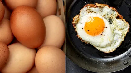 De ce apar puncte roșii pe ouăle din tigaie. Mulți români se sperie când le văd. Ce înseamnă, de fapt