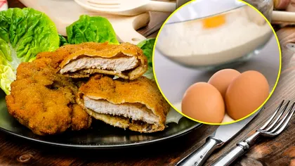 Nu mai da șnițelele prin făină și ou. Metoda mult mai simplă care le face mai fragede și mai aromate