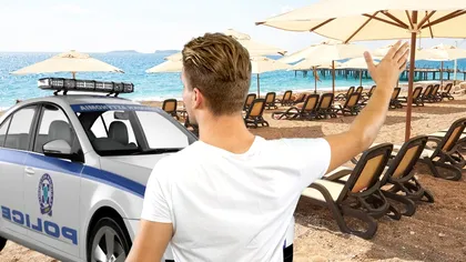 Un român a chemat poliția când a aflat că trebuie să plătească umbrela la plajă, în Grecia. Ce a urmat e incredibil