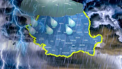 Meteorologii au făcut anunţul: vine potopul în România! E atenţionare de vijelii şi grindină