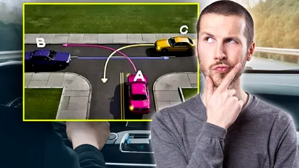Ce mașină are prioritate în această intersecție? Nu mulți români știu răspunsul corect