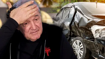 Gigi Becali, accident în Capitală. Cine a coborât din maşina care i-a lovit bolidul de lux