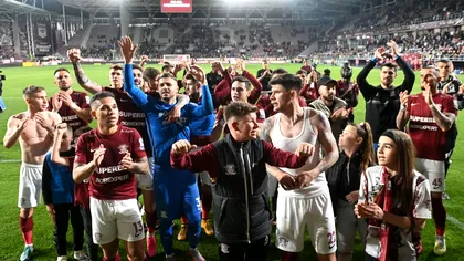 Scandal în tribuna rapidistă înaintea meciului cu Dinamo. Cristian Săpunaru a încercat să liniștească conflictul - VIDEO