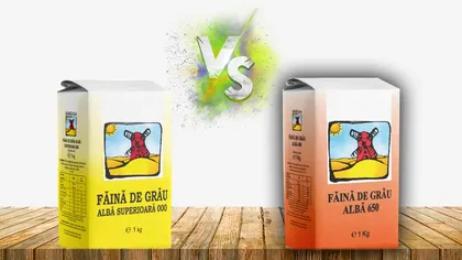 Care este diferenţa dintre faina 000 şi cea 650. Multe gospodine nu ştiu ce să aleagă
