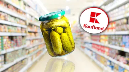 Ce a găsit o româncă în borcanul de castraveţi muraţi cumpăraţi din Kaufland. A făcut imediat sesizare