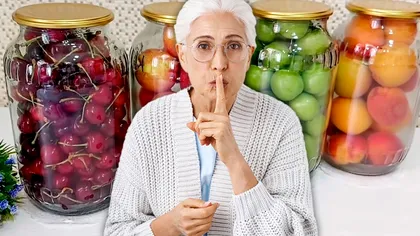 Cum păstrau bunicile fructele proaspete în borcane, fără frigider. Așa au savoare mai multe zile