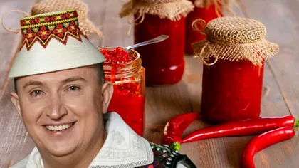 Dulceața de ardei iute cu care Lupu Rednic a fost cucerit de soție: ”E genială, se mănâncă la friptură!”. Rețeta secretă a Corneliei Rednic EXCLUSIV