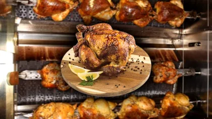 Secretul puiului la rotisor din comerţ. De asta iese aşa de gustos, de fapt