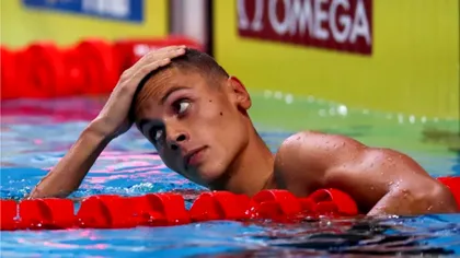 Moment trist pentru David Popovici. Sportivul s-a retras din concursul din Polonia, cum s-a accidentat