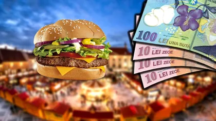 Care este prețul unui hamburger la Târgul de Crăciun din Sibiu. Mulți vizitatori se răzgândesc când află VIDEO