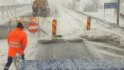 Drumuri închise din cauza vremii. Centrul Info Trafic anunță cum se circulă pe autostrăzi și pe drumurile naționale