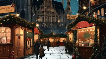 Ai privire de vultur dacă vezi cuvintele ascunse în imaginea de Crăciun. Sunt 10 la număr, le observi?