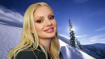 Alexandra Stan, apariţie specială pe pârtie. Ţinuta a atras toate privirile, fanii i-au spus că seamănă cu Madonna