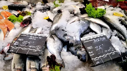 Cât costă kilogramul de pește în Piața Obor. Alimentul trebuie consumat în noaptea de Revelion pentru noroc