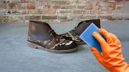 Cum scapi de petele de sare de pe încălţămintea din piele întoarsă. Doar aşa vei salva perechile de ghete