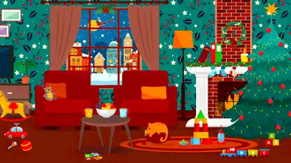 Test de IQ special pentru Crăciun. Ești un geniu dacă găsești cadourile ascunse în cameră