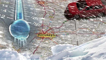 Când ninge în Bucureşti, va fi zăpadă din plin. Se anunţă vreme severă în România, unde va viscoli
