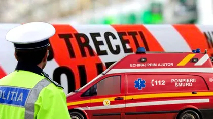 Un microbuz cu copii, implicat într-un accident grav, la ieşirea din Buzău. Planul Roşu a fost activat