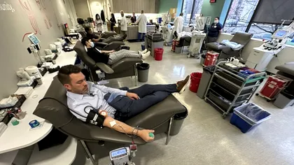 Valoarea tichetelor de masă pentru donatorii de sânge a crescut în 2024. Centrele de transfuzii din ţară au fost pline