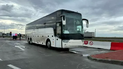 Amendă de 31.000 de lei pentru un șofer de autobuz pe autostrada A1. Ce nereguli au găsit polițiștii