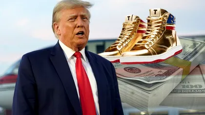 Cât costă o pereche de adidași din linia de încălţăminte a lui Donald Trump. Preţul nu e atât de mare pe cât ai crede