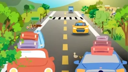 Testul de atenție cu animale. Ești un geniu dacă le vezi pe toate cele șase din imaginea cu mașini