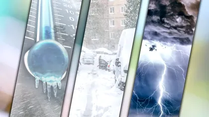 Vremea rea revine în România. ANM a emis avertizare meteo: ninsori, vânt puternic şi ploi