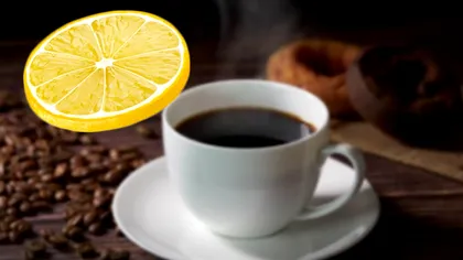 De ce să pui o jumătate de felie de lămâie în cafea. Trucul care îţi va schimba dimineţile