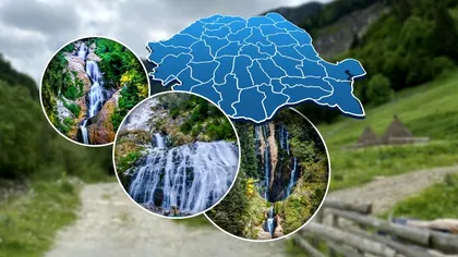 Cea mai frumoasă cascadă din România îţi taie răsuflarea. Nu e Bigăr, aşa cum ai fi crezut VIDEO