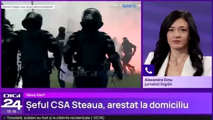 Șeful CSA Steaua, dat arestat la domiciliu de către Digi24. Reacția acestuia după gafa televiziunii. 