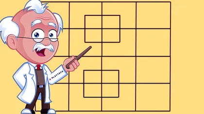 Câte pătrate sunt în imagine, de fapt? Testul pe care îl pică şi cei mai tari matematicieni