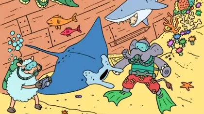 Iluzie optică pentru cei cu mintea brici. Unde sunt ochelarii de vedere? Puţini îi găsesc în mai puţin de 8 secunde