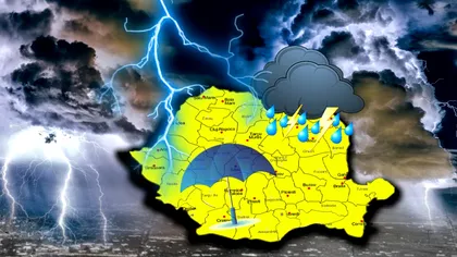 Vremea schimbă foaia în România. Ploi, vijelii și grindină în mai multe zone, e cod galben