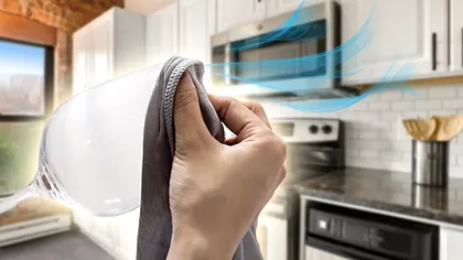 Pahare fără pete albe cu un singur ingredient banal. Ce trebuie să faci ca să iasă 100% curate