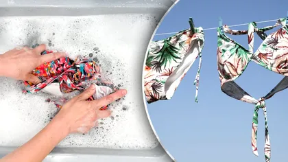 Așa se spală costumele de baie ca să nu se strice. Ce trebuie să faci înainte de a le băga în mașina de spălat