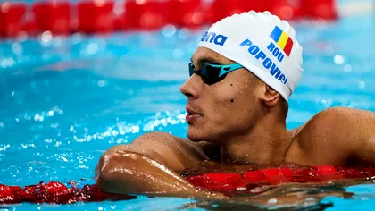 David Popovici, cel mai rapid înotător de la Jocurile Olimpice 2024. Campionul României s-a calificat în semifinalele de la 200 de metri