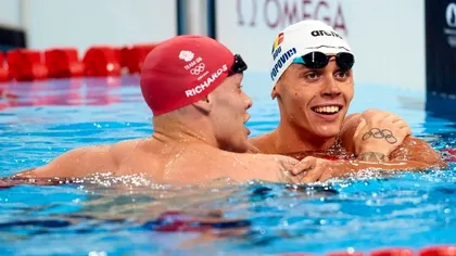 Reacția lui Matt Richards, rivalul lui David Popovici, după ce românul a câștigat aurul: „Am simțit că am atins primul”