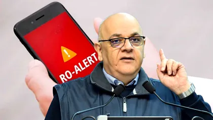 Ce se întâmplă cu mesajele RO-Alert. Raed Arafat a anunțat schimbarea: „Oamenii trebuie să afle”