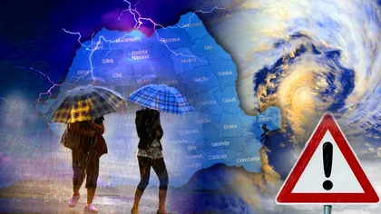 România e sub alertă meteo de vreme extremă. Unde va fi cel mai rău: ANM a emis cod galben de ploi