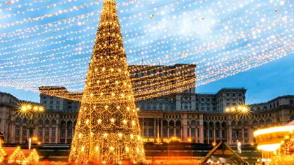 Bucureștiul se transformă în orașul lui Moș Crăciun. 5 târguri de Crăciun deschise în Capitală. Bradul hibrid și perdeaua de lumini, atracțiile principale