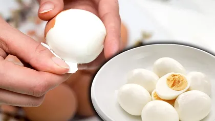 Cum să cureți ouăle fierte fără să le rupi. Trucul genial pe care trebuie să-l încerci
