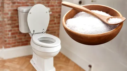 De ce trebuie să pui sare grunjoasă în vasul de toaletă ori de câte ori ai ocazia