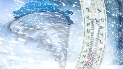 Traseul vortexului polar în România. Județele care urmează să fie lovite de ninsori