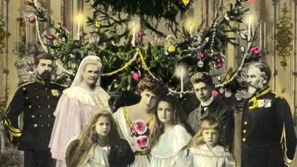 Primul brad împodobit în România a fost în 1866, la palatul Regelui Carol I. Imagine rară cu familia regală în ziua de Crăciun