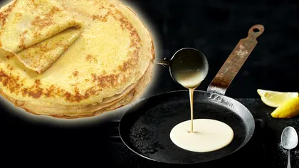 Secretul moldovencelor pentru cele mai bune clătite. Ce pun în tigaie înainte de a le prăji