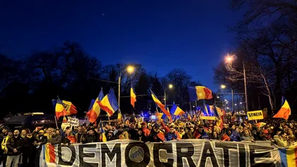 UPDATE Zeci de mii de simpatizanți AUR au ieșit la protest în Capitală. S-au dus la Palatul Cotroceni să ceara demisia lui Klaus Iohannis