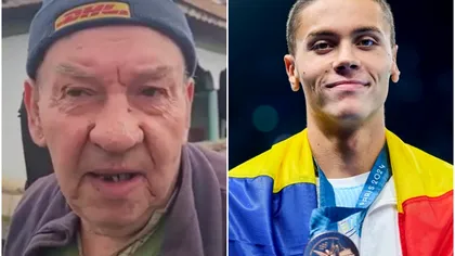 Bunicul lui David Popovici îi dă replica lui CTP, după ce i-a criticat nepotul. Bătrânul nu s-a putut abţine: 